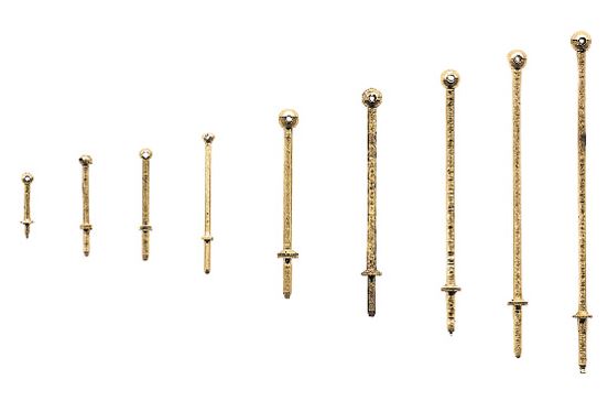 Relingstütze 11 mm mit 1 Durchzug 10 Stk.