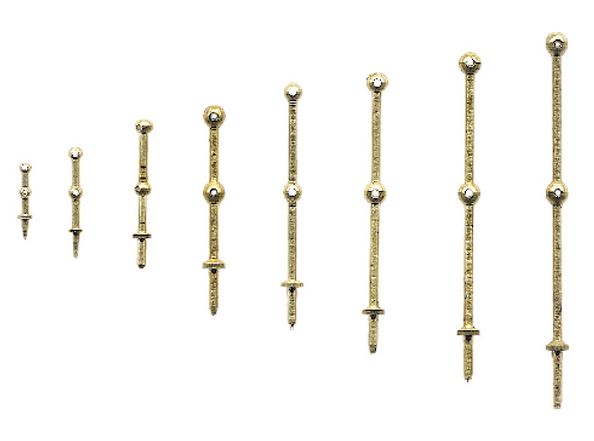 Relingstütze 6 mm mit 2 Durchzügen 10 Stk.