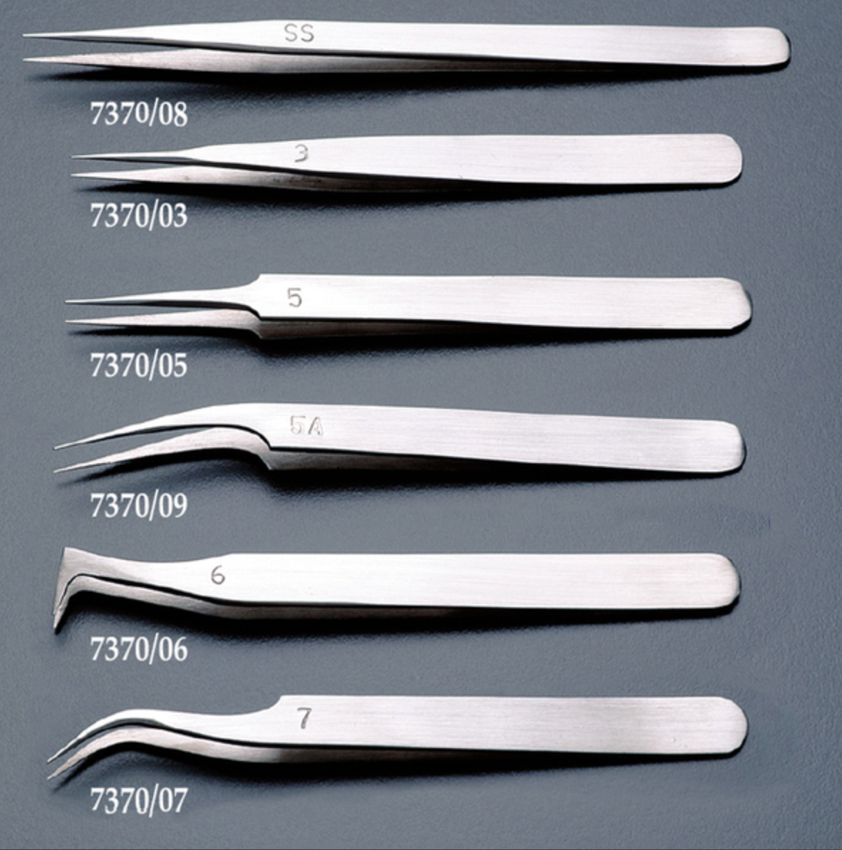 Pinzette 45° abgewinkelt