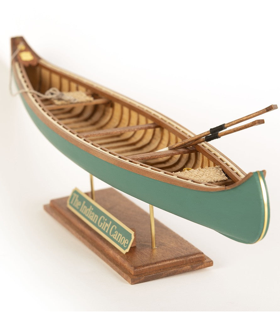 Vitrine für The Indian Girl Canoe, Bausatz - modellbau Vitrine für The Indian Girl Canoe, Bausatz - modellbau