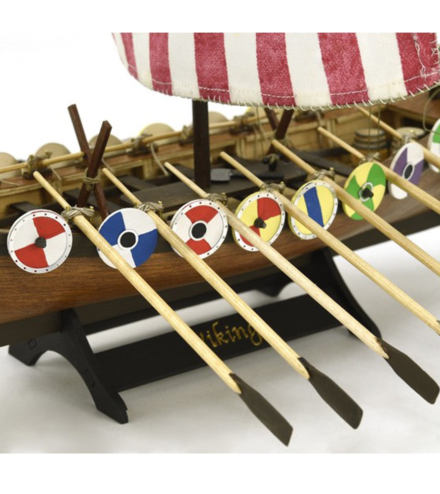 Wikingerschiff Länge 293 mm, Holzbausatz