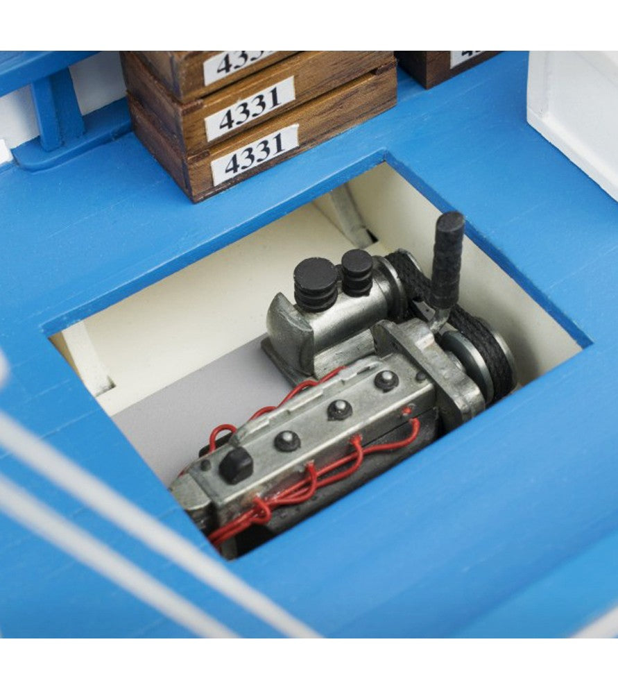 Mare Nostrum Fisch Trawler Länge 410 mm, Holzbausatz