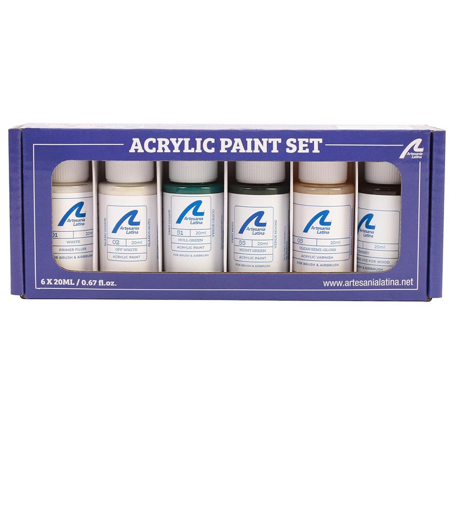 Farbset für The Indian Girl Canoe