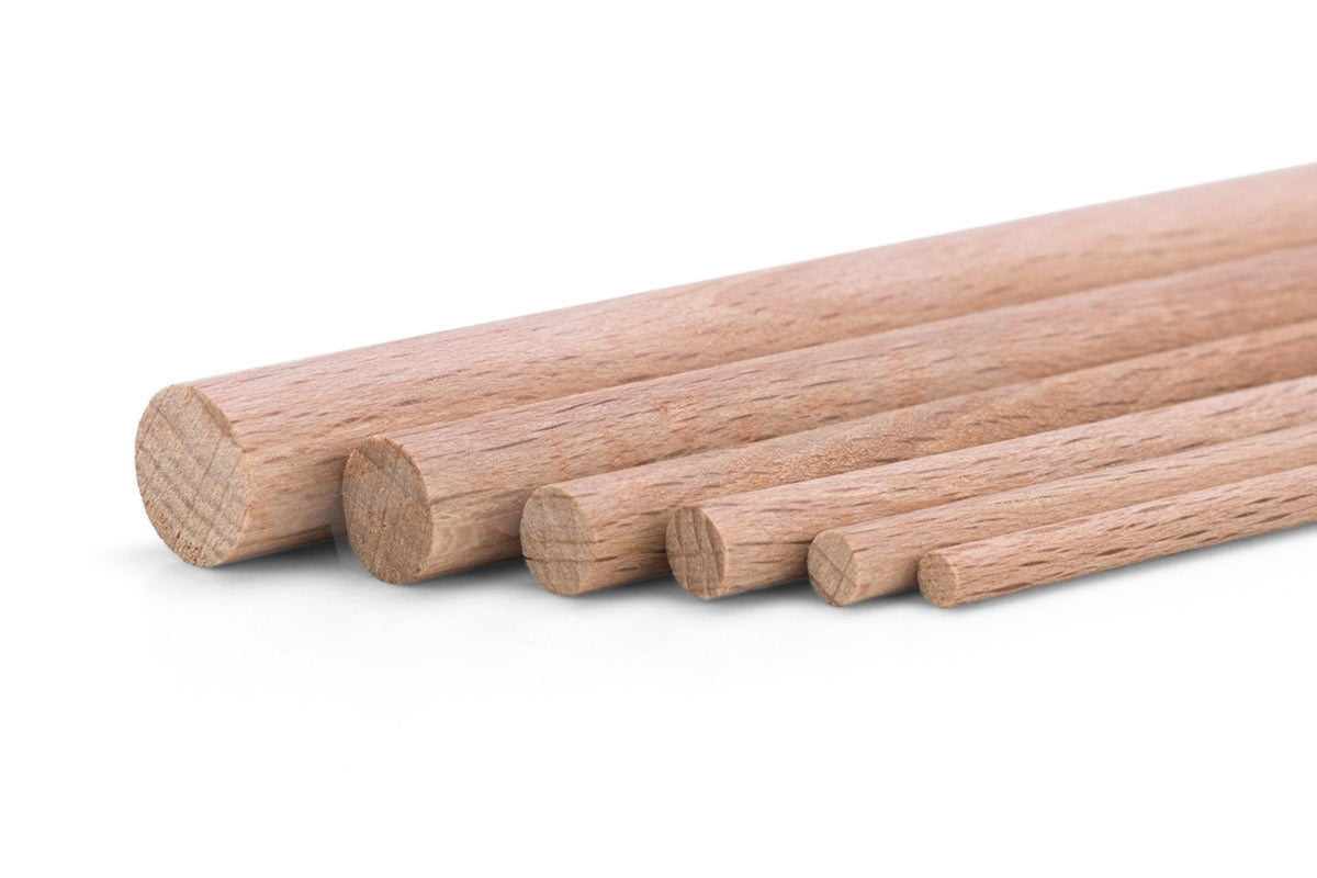 Rundstab 3 x 1000 mm Buche