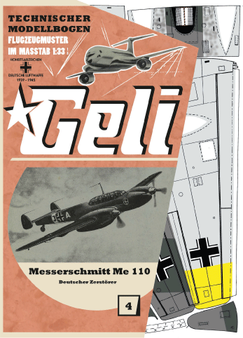 Messerschmitt Me110 Jagdbomber Geli