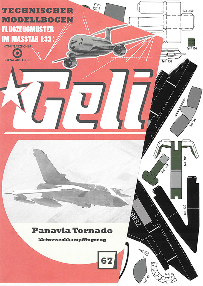 Panavia Tornado Mehrzweckkampfflugzeug Geli