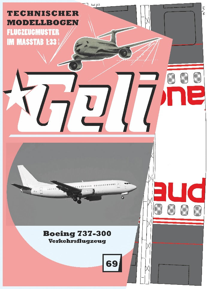 Boeing 737-300 Jet-Airliner                      Geli