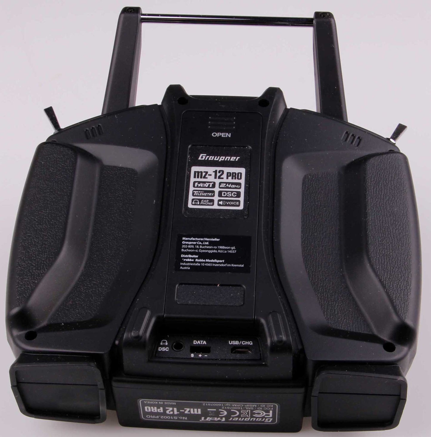 Graupner MZ-12 PRO, 12 Kanal Hott Einzelsender