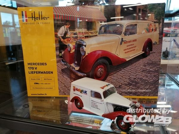 Mercedes 170 V Lieferwagen, Heller, Standmodell, 1:24