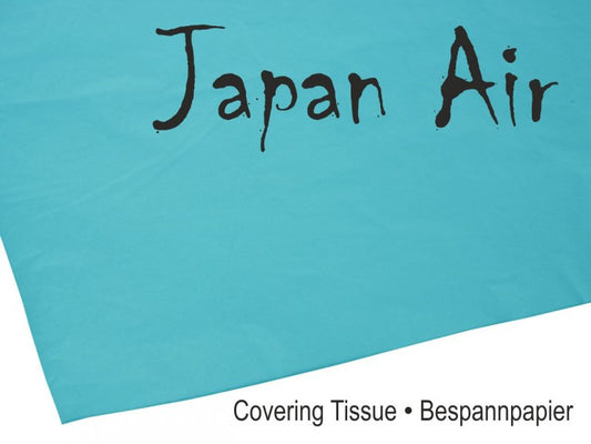 Bespannpapier Japan Air 16g blau   500x690mm