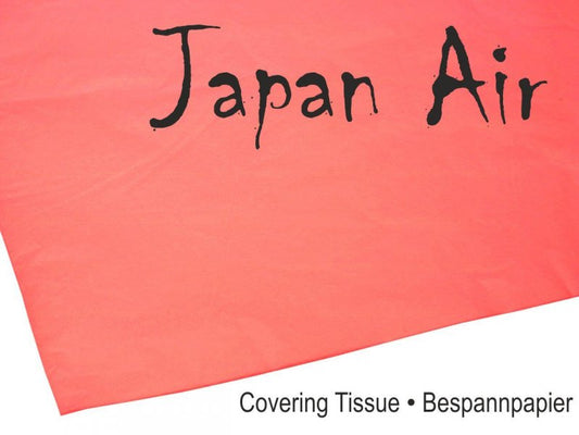 Bespannpapier Japan Air 16g rot   500x690mm