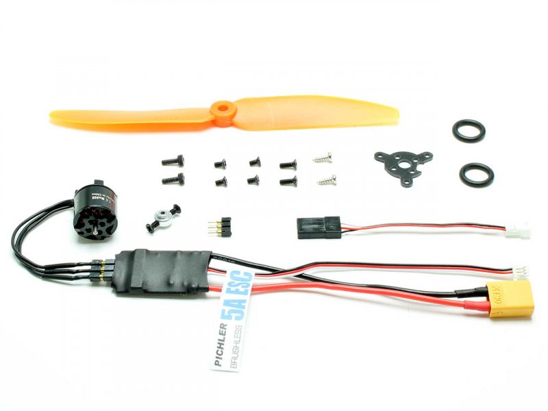 Brushless Antriebsset Micro Sinbad (Motor, Regler, Luftschraube)