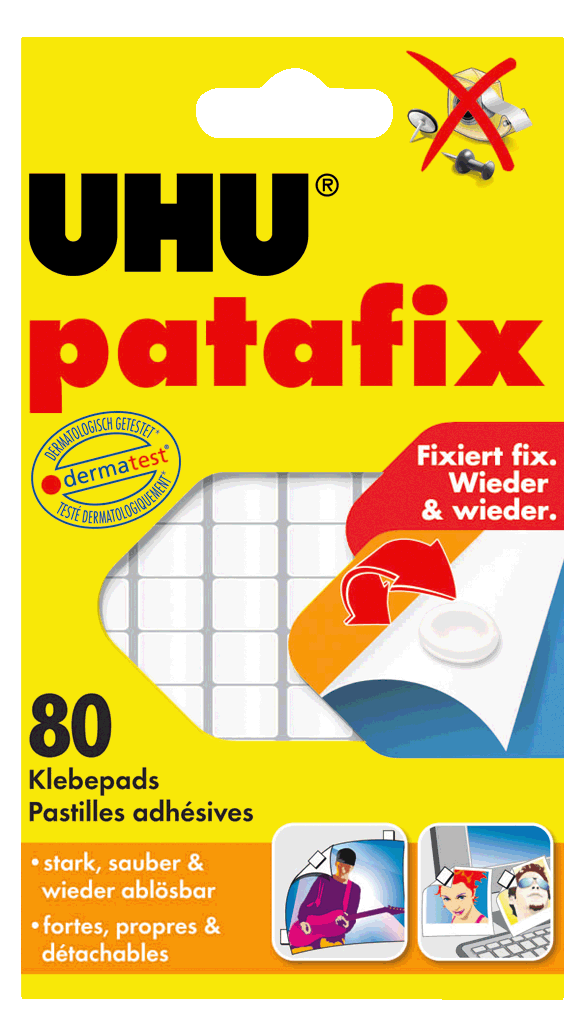 Uhu Patafix weiss 80 Pads