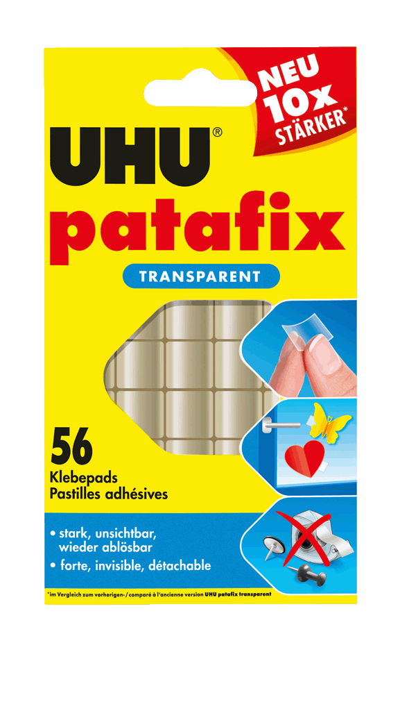 UHU-patafix transparent 56 Klebepads