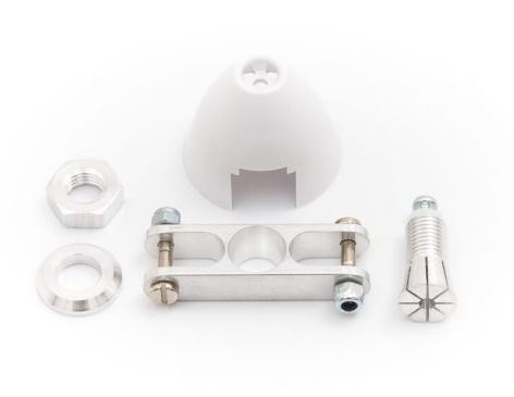 Cool Nose (CN) - Spinner 30 mm / Welle 2,0 mm mit Mittelstück