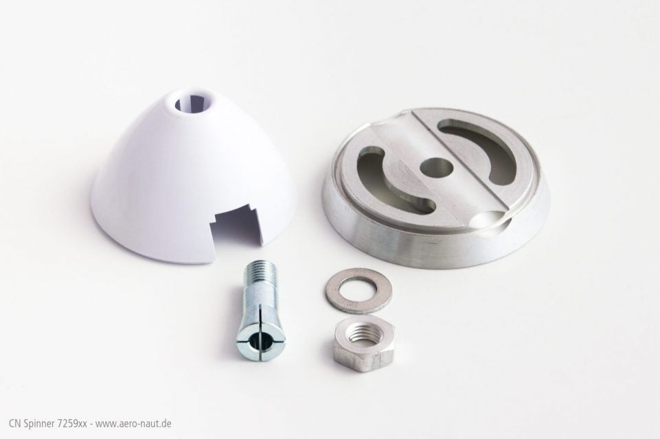 Cool Nose (CN) - Spinner 50 mm / Welle 5,0 mm, mit integrierter Kühlung, aero-naut