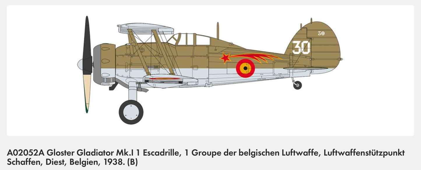 Gloster Gladiator Mk.I, 1:72