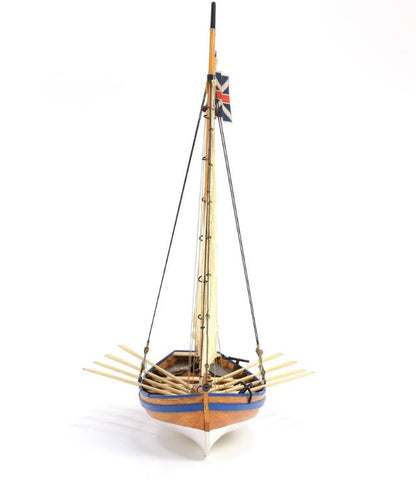 Jolly Boat von HMS Bounty, Segelboot,  Länge 422 mm, 1:25, Holzbausatz