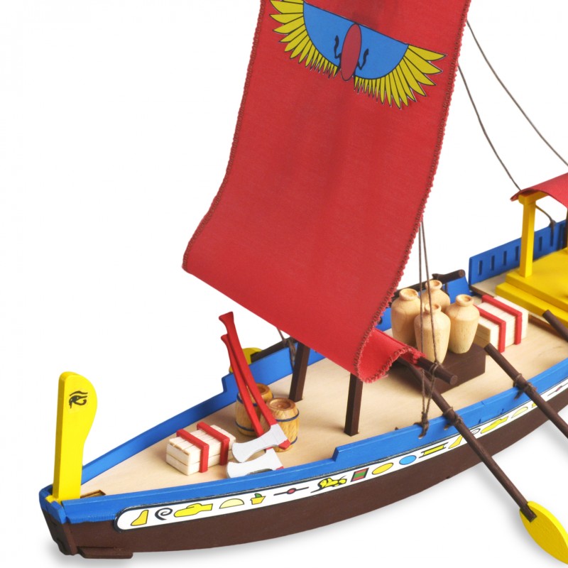Cleopatra Ägyptisches Boot Länge 270 mm    Mein erster Schiffsbausatz