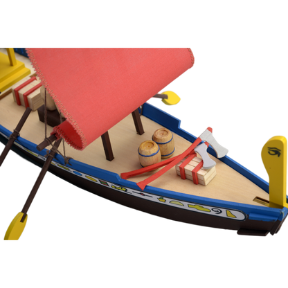 Cleopatra Ägyptisches Boot Länge 270 mm    Mein erster Schiffsbausatz