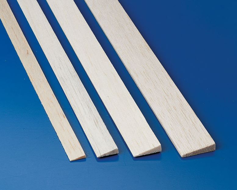 Endleiste    6 x 25 x 920 mm            Balsa