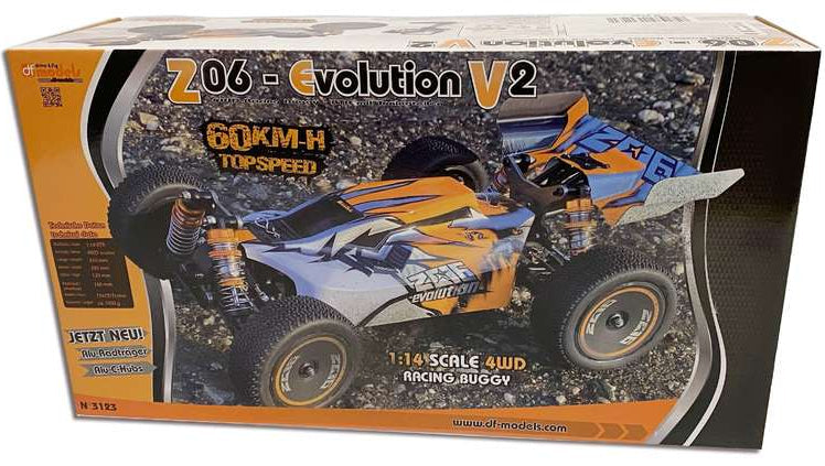 Z06 Evolution 4WD Buggy mit Fernsteuerung, 1:14, RTR Spritzwassergeschützt