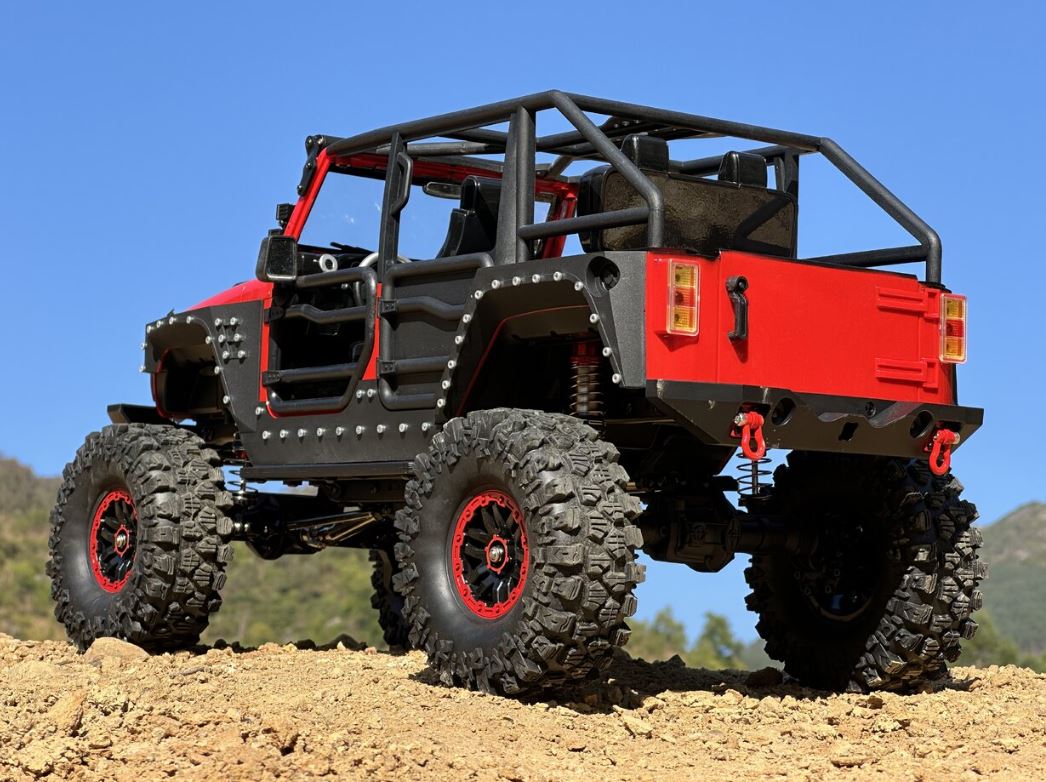 DF-4S Pro Crawler, rot, Brushless mit Fernsteuerung RTR
