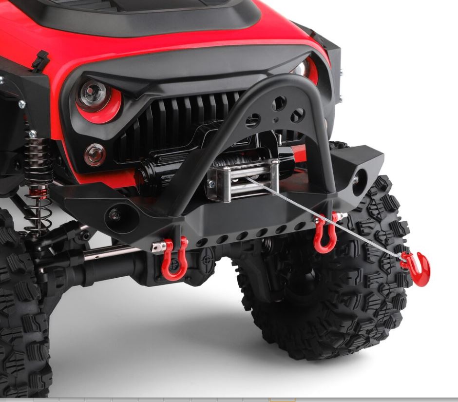 DF-4S Pro Crawler, rot, Brushless mit Fernsteuerung RTR