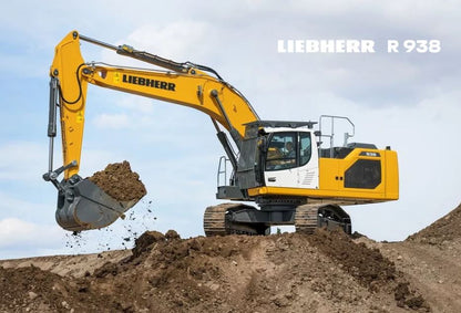 Liebherr R938 pneum. Bagger, 689 Teile, ab 10 Jahre, fischertechnik