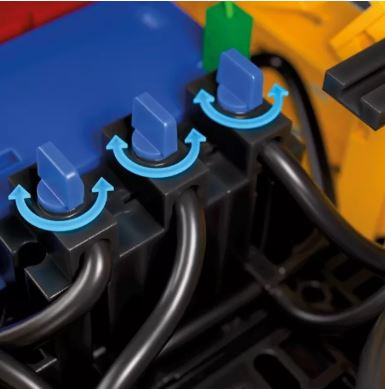 Liebherr R938 pneum. Bagger, 689 Teile, ab 10 Jahre, fischertechnik