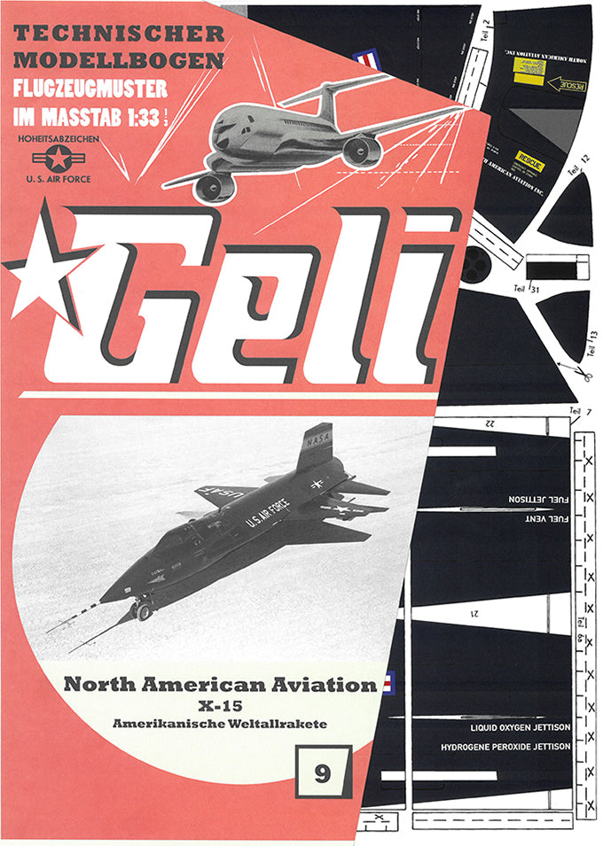 North Amerikan X-15                                 Geli
