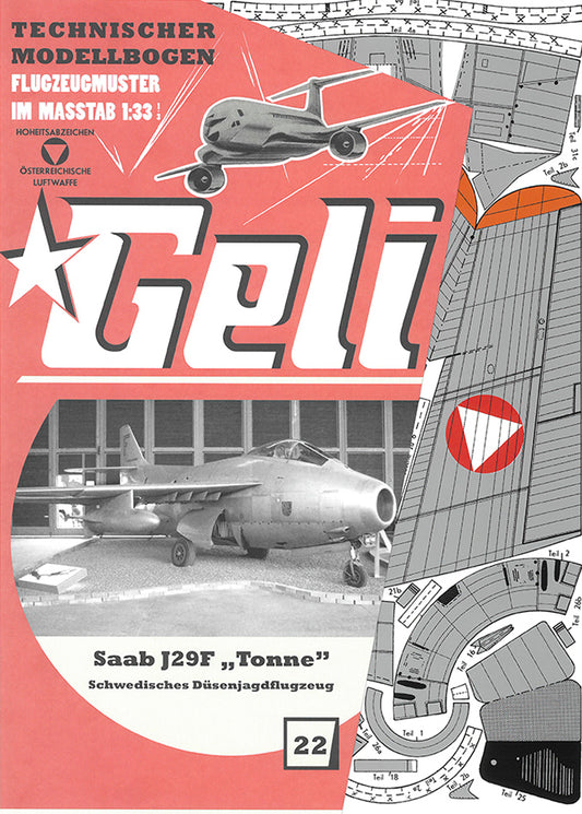 Saab J29F "Tonne"                                      Geli