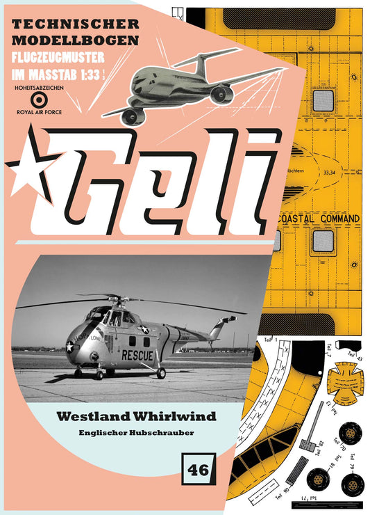 Westland Whirlwind Hubschrauber      Geli