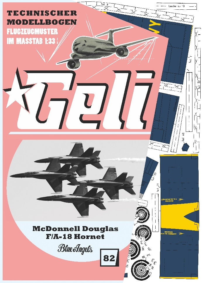 McDonnell Douglas F-18 Blue Angels                      Geli