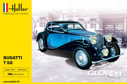 Bugatti T50, Heller, Standmodell, 1:24