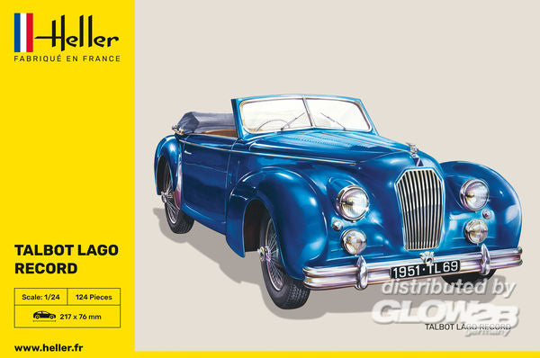 Talbot Lago Record, Heller, Standmodell, 1:24