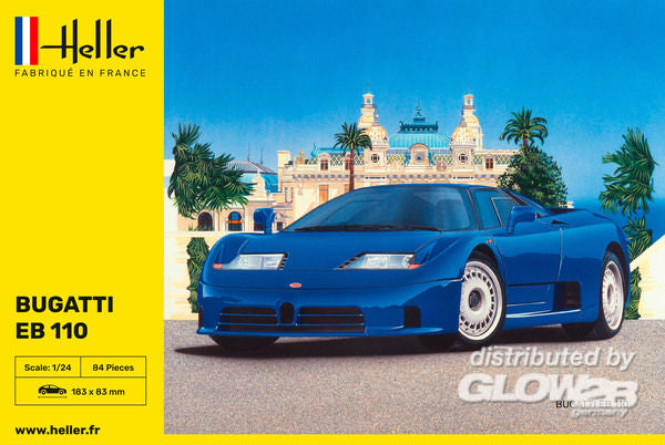 Bugatti EB110, Heller, Standmodell, 1:24