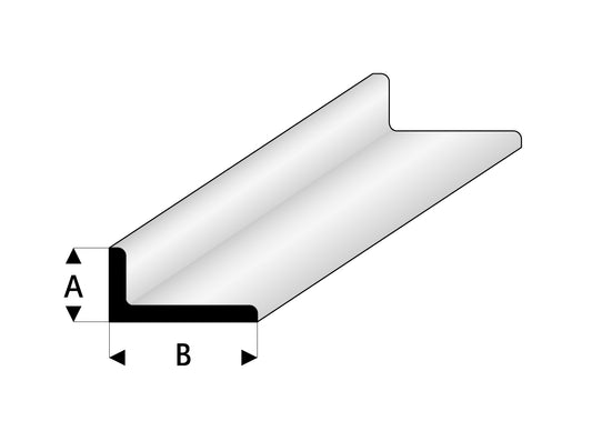 L - Profil  3,0 x 6,0 x 1000 mm         Kunststoff