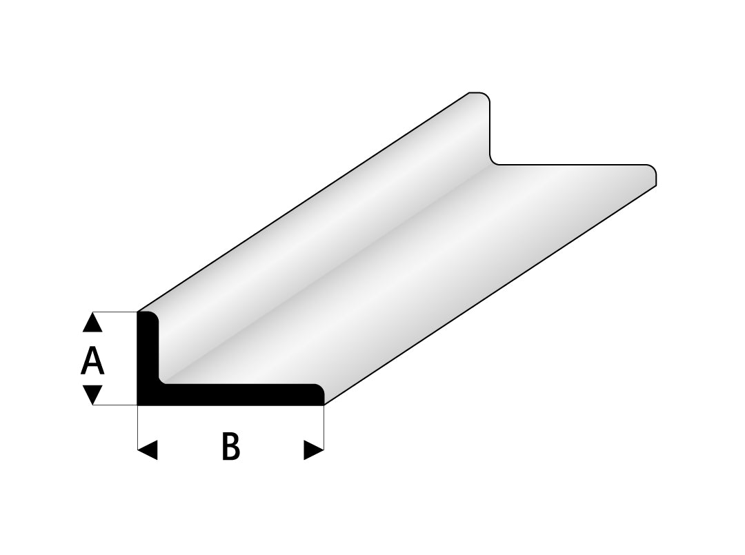 L - Profil  1,5 x 3,0 x 1000 mm        Kunststoff
