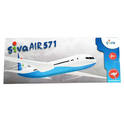 Siva Air 571 blau  Linienflugzeug Wurfgleiter aus EPO