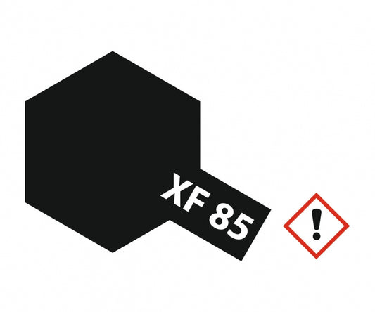 XF-85 Gummi-schwarz matt 10ml Tamiya