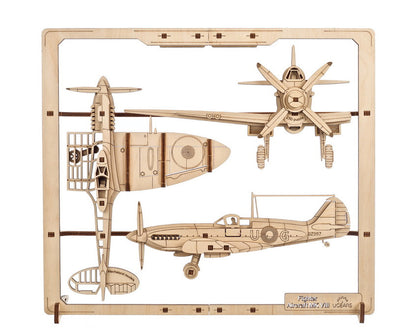 2,5D Wandbild Jagdflugzeug MK VIII                           UGears