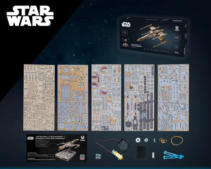 Luke Skywalkers X-Wing Starfighter, 1:55, Star Wars, Disney, UGears
