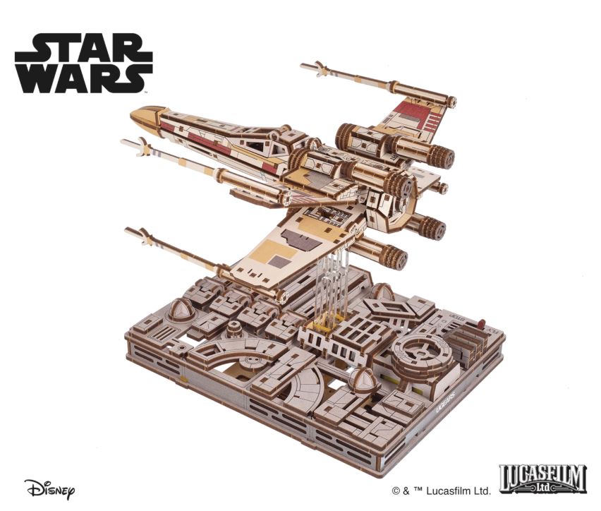 Luke Skywalkers X-Wing Starfighter, 1:55, Star Wars, Disney, UGears