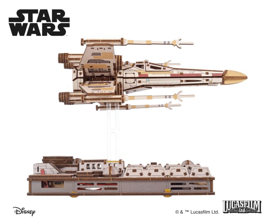 Luke Skywalkers X-Wing Starfighter, 1:55, Star Wars, Disney, UGears