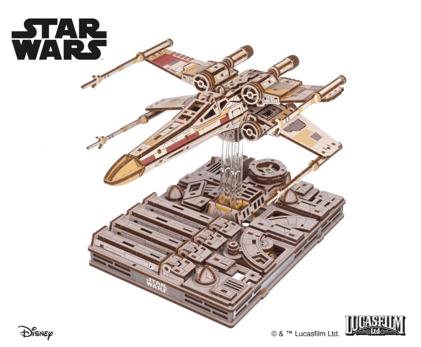 Luke Skywalkers X-Wing Starfighter, 1:55, Star Wars, Disney, UGears
