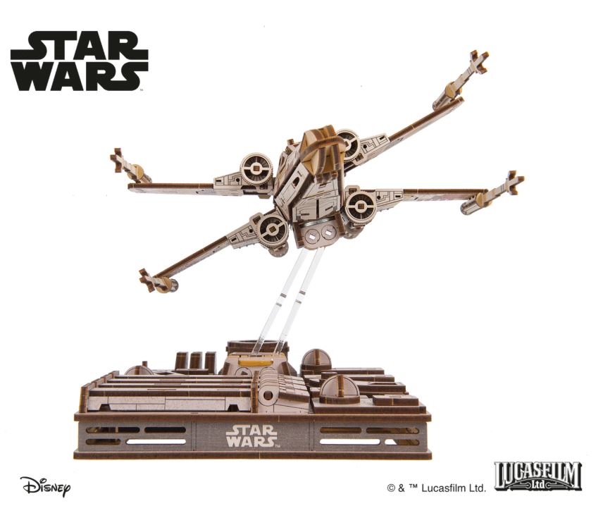 Luke Skywalkers X-Wing Starfighter, 1:55, Star Wars, Disney, UGears