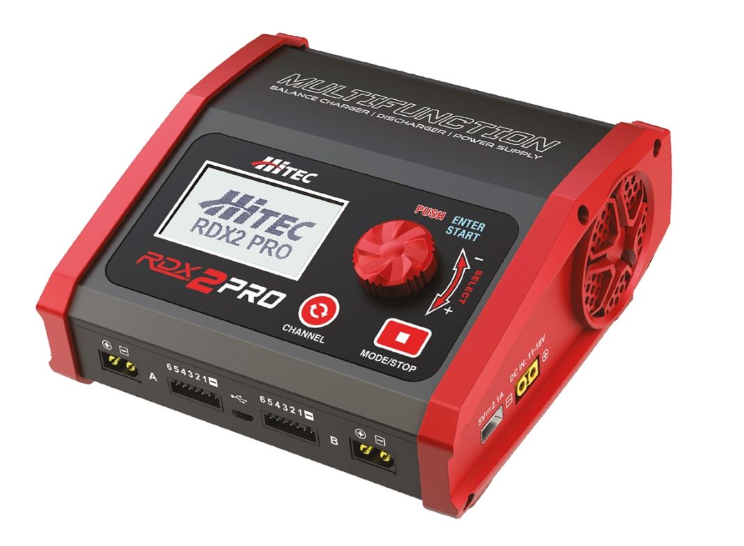 HiTEC Multicharger RDX 2 PRO Duo Charger 12V / 230V